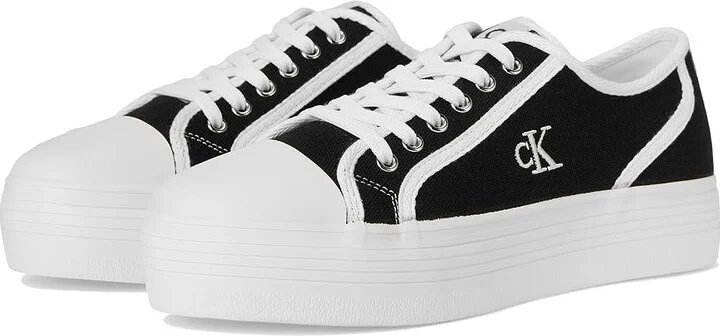 Calvin Klein Brinle Women's Shoes Black/White : 11 M