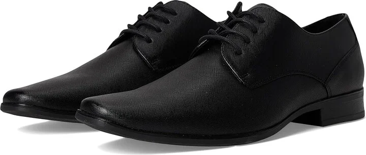 Calvin Klein Brodie 002 Men's Lace up casual Shoes Black : 7 M, Patent Leather