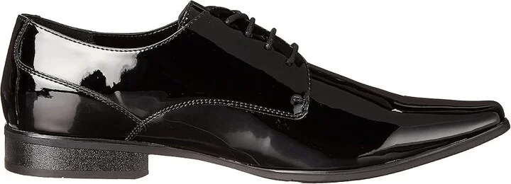 Calvin Klein Brodie Men's Lace up casual Shoes Black/Patent Pu : 7 M, Patent Leather - Image 4