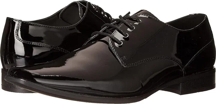Calvin Klein Brodie Men's Lace up casual Shoes Black/Patent Pu : 7 M, Patent Leather