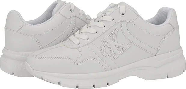 Calvin Klein Caius Women's Shoes White : 6.5 M, Synthetic
