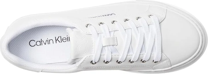 Calvin Klein Caly Women's Shoes White : 9 M, Leather/Rubber - Image 2