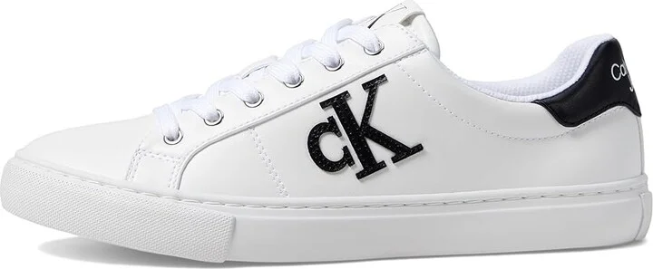 Calvin Klein Calysse Women's Shoes White/Black : 8.5 M, Leather - Image 6