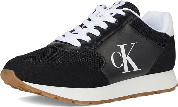 Calvin Klein Camina Women's Shoes Black/White : 9 M, Leather - Image 5