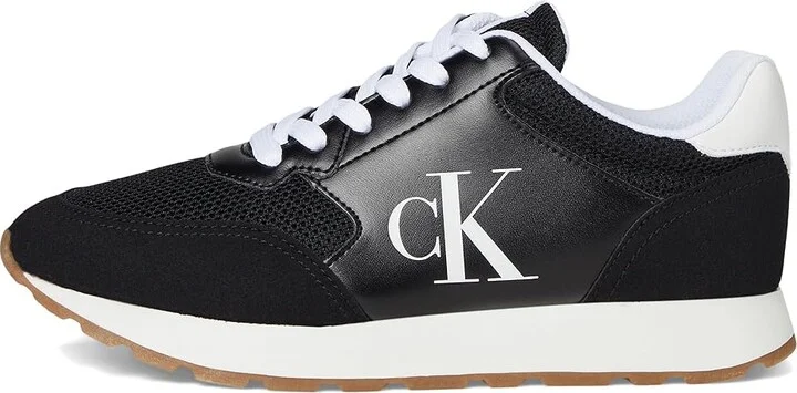 Calvin Klein Camina Women's Shoes Black/White : 9 M, Leather - Image 6