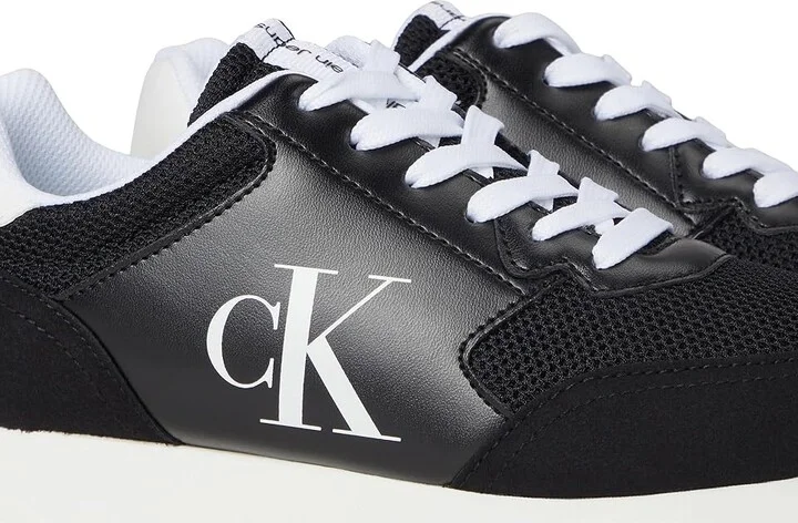 Calvin Klein Camina Women's Shoes Black/White : 9 M, Leather - Image 7
