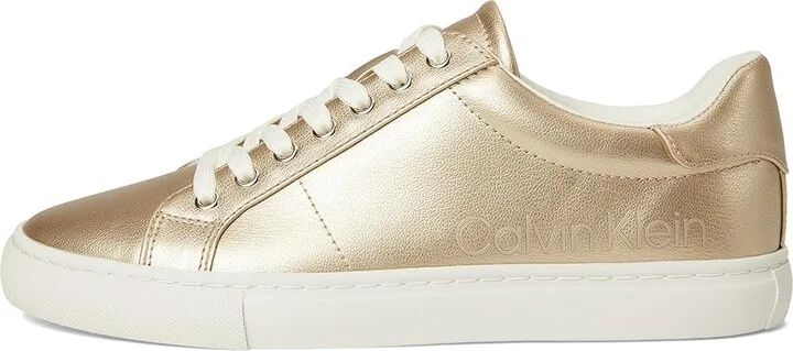 Calvin Klein Camzy Women's Shoes Gold Metallic : 8.5 M, Faux Leather - Image 6