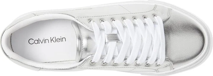 Calvin Klein Camzy Women's Shoes Silver Metallic : 9.5 M, Faux Leather - Image 2