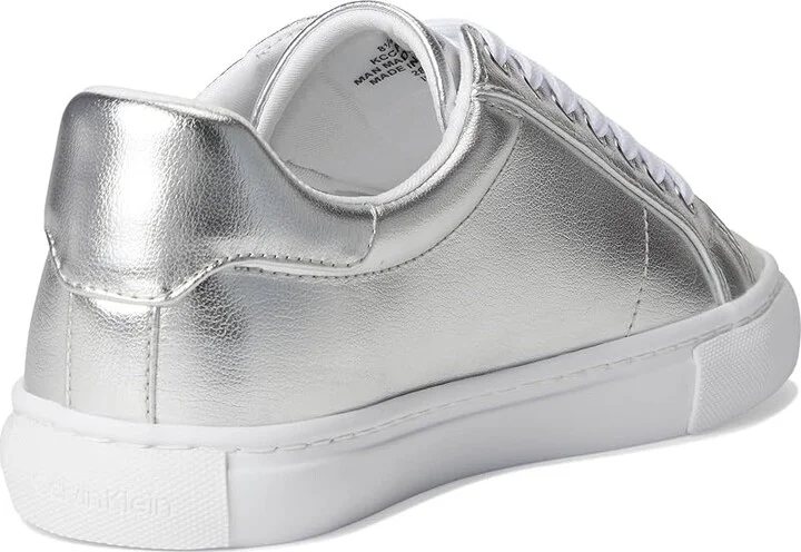 Calvin Klein Camzy Women's Shoes Silver Metallic : 9.5 M, Faux Leather - Image 4
