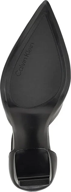 Calvin Klein Carcie High Women's Heels Black Leather : 8.5 M, Leather/Rubber/Synthetic - Image 3