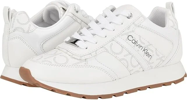 Calvin Klein Carlla Women's Shoes White Logo : 9.5 M, Synthetic