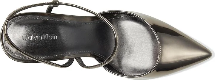 Calvin Klein Cordera Women's Shoes Pewter Mirror Metallic : 7.5 M, Synthetic - Image 2