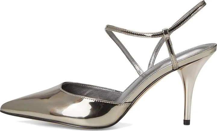 Calvin Klein Cordera Women's Shoes Pewter Mirror Metallic : 7.5 M, Synthetic - Image 6