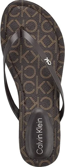 Calvin Klein Cruzy Women's Shoes Espresso Logo : 5.5 M, Synthetic - Image 2