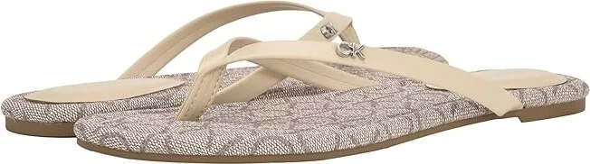 Calvin Klein Cruzy Women's Shoes Taupe Logo : 5.5 M, Synthetic