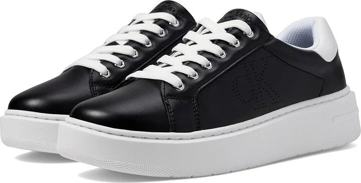 Calvin Klein Daili Women's Shoes Black : 9.5 M, Leather/Rubber/Synthetic