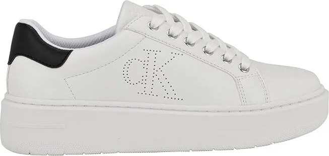 Calvin Klein Daili Women's Shoes White : 8 M, Leather/Rubber/Synthetic - Image 4