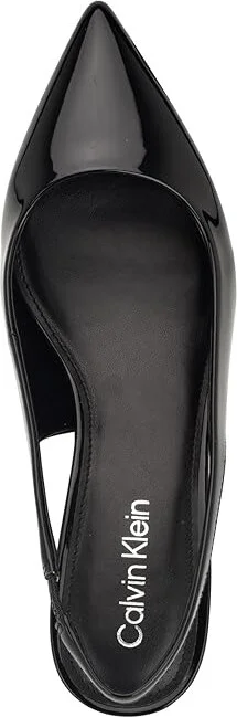 Calvin Klein Dainty Women's Shoes Black Patent : 6 M, Leather - Image 2