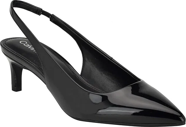Calvin Klein Dainty Women's Shoes Black Patent : 6 M, Leather - Image 4