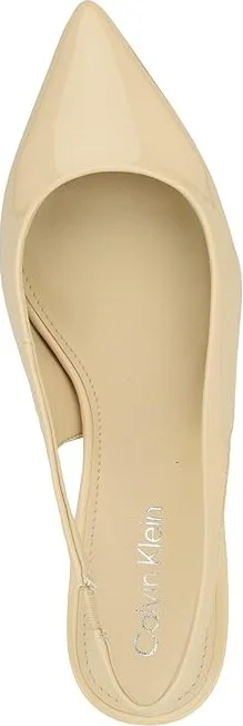 Calvin Klein Dainty Women's Shoes Cream Patent : 5 M, Leather - Image 2