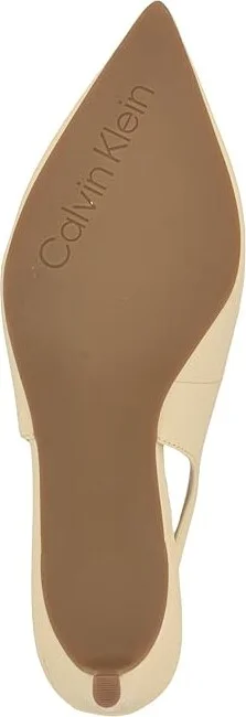 Calvin Klein Dainty Women's Shoes Cream Patent : 5 M, Leather - Image 3