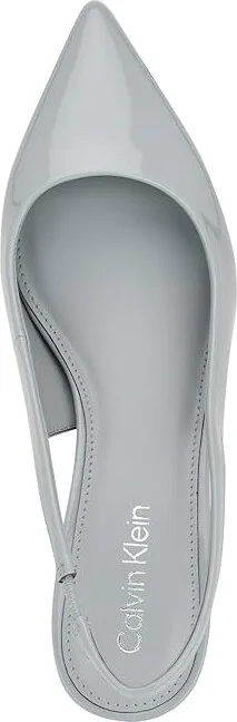 Calvin Klein Dainty Women's Shoes Light Blue Patent : 7 M, Leather - Image 2
