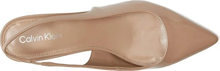 Calvin Klein Dainty Women's Shoes Light Natural Patent 1 : 5 M, Leather - Image 2