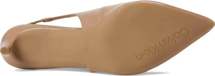 Calvin Klein Dainty Women's Shoes Light Natural Patent 1 : 5 M, Leather - Image 3