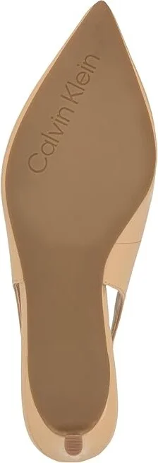 Calvin Klein Dainty Women's Shoes Light Natural Patent : 5.5 M, Leather - Image 3