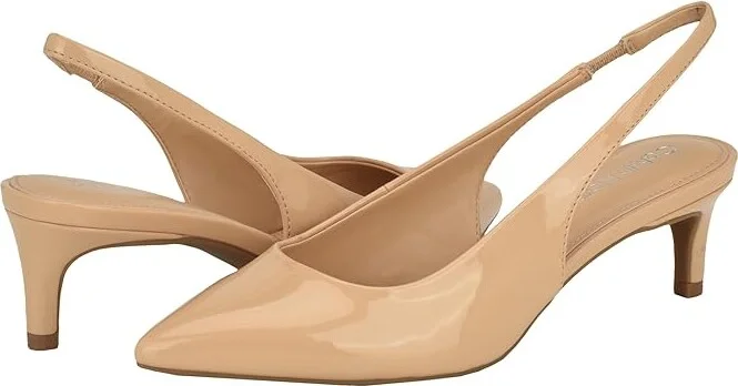 Calvin Klein Dainty Women's Shoes Light Natural Patent : 5.5 M, Leather