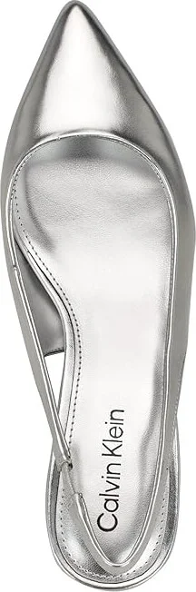 Calvin Klein Dainty Women's Shoes Silver : 7.5 M, Leather - Image 2