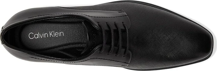 Calvin Klein Dearl Men's Lace Up Wing Tip Shoes Black Leather : 9 M - Image 2