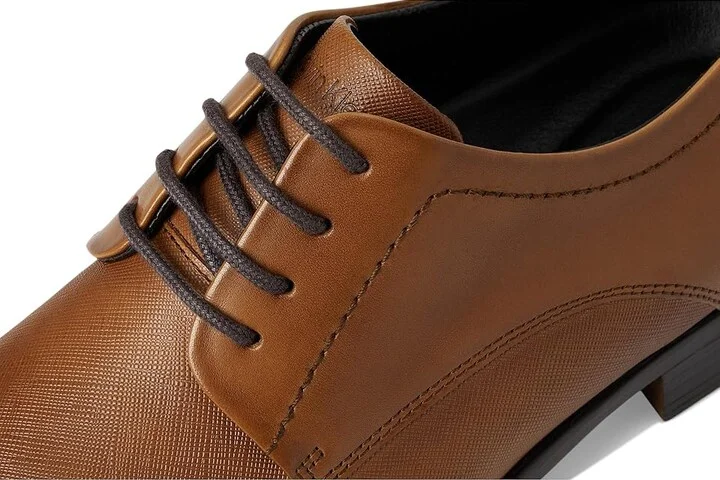 Calvin Klein Dearl Men's Lace Up Wing Tip Shoes Medium Brown Leather : 11 M - Image 7