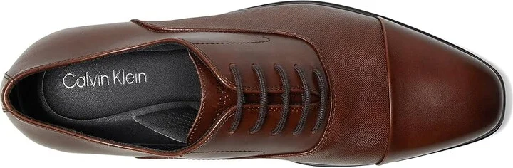 Calvin Klein Drew Men's Shoes Dark Brown Leather : 8.5 M - Image 2