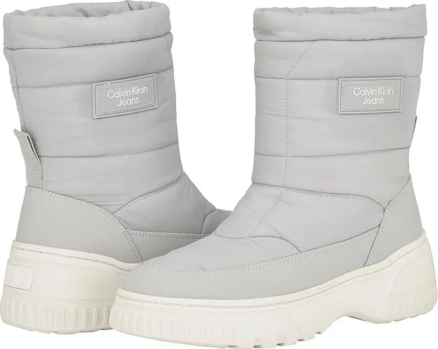 Calvin Klein Dreya Women's Boots Light Grey : 11 M, Synthetic