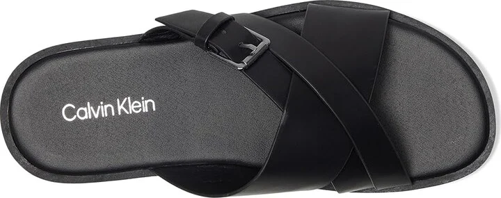 Calvin Klein Elon Men's Sandals Black : 13 M, Leather - Image 2