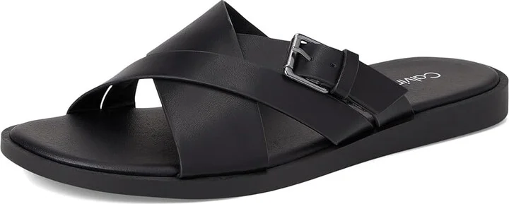 Calvin Klein Elon Men's Sandals Black : 13 M, Leather - Image 5