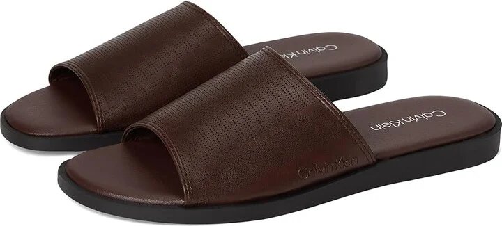 Calvin Klein Espar Men's Sandals Medium Brown : 7 M