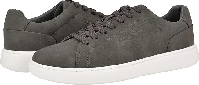 Calvin Klein Falconi Men's Shoes Dark Grey : 7.5 M, Leather
