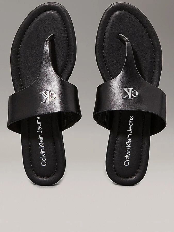 Calvin Klein Flat Sandal Toepost Shoes - Image 3