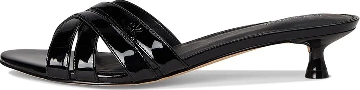 Calvin Klein Gabbie Women's Wedge Shoes Black Patent : 6.5 M, Faux Leather - Image 6