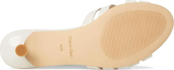 Calvin Klein Gabbie Women's Wedge Shoes Ivory Patent : 8 M, Faux Leather - Image 3