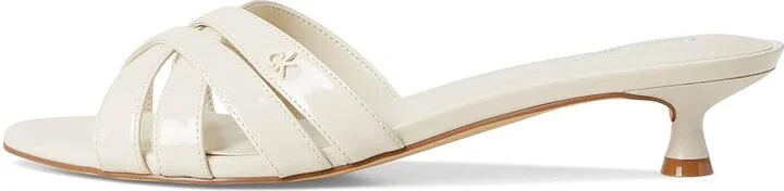 Calvin Klein Gabbie Women's Wedge Shoes Ivory Patent : 8 M, Faux Leather - Image 6