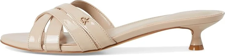Calvin Klein Gabbie Women's Wedge Shoes Taupe Patent : 6 M, Faux Leather - Image 6