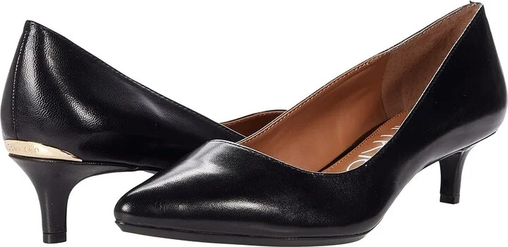 Calvin Klein Gabrianna Pump Women's 1-2 inch heel Shoes Black : 5 M