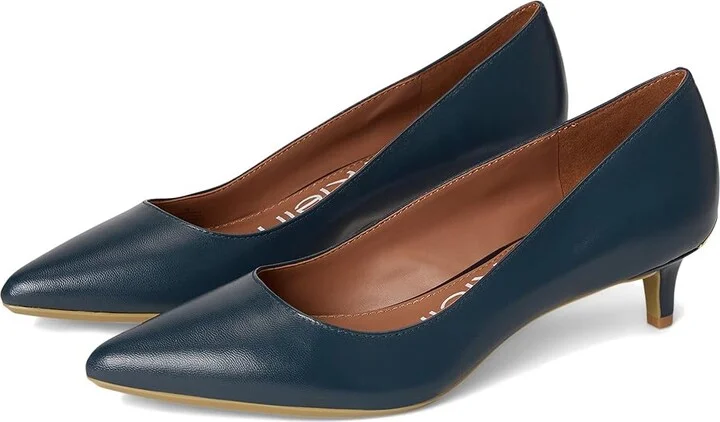 Calvin Klein Gabrianna Pump Women's 1-2 inch heel Shoes Navy : 5 M