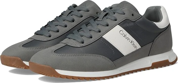 Calvin Klein Galent Men's Shoes Light Grey/White : 12 M, Synthetic