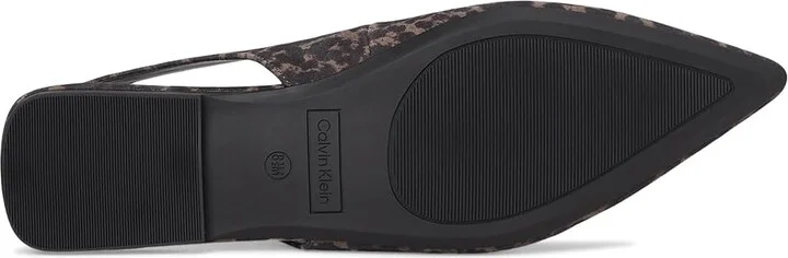 Calvin Klein Galiana Women's Shoes Dark Natural Leopard Suede : 6.5 M, Leather - Image 3