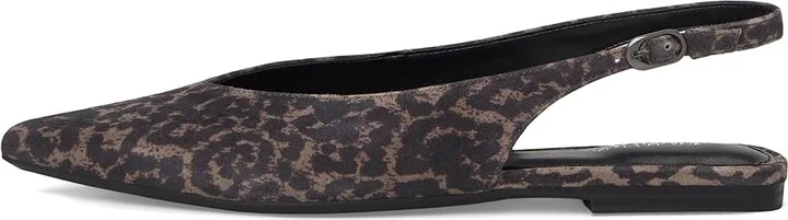 Calvin Klein Galiana Women's Shoes Dark Natural Leopard Suede : 6.5 M, Leather - Image 6