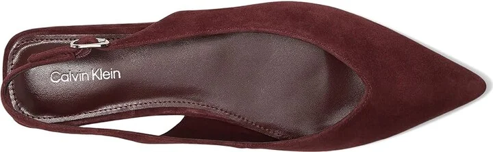 Calvin Klein Galiana Women's Shoes Dark Red Suede : 10 M, Leather - Image 2